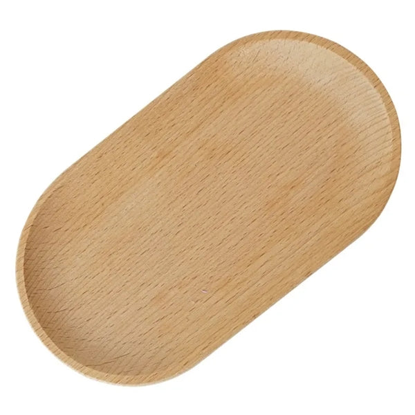 Oval Wooden Plate