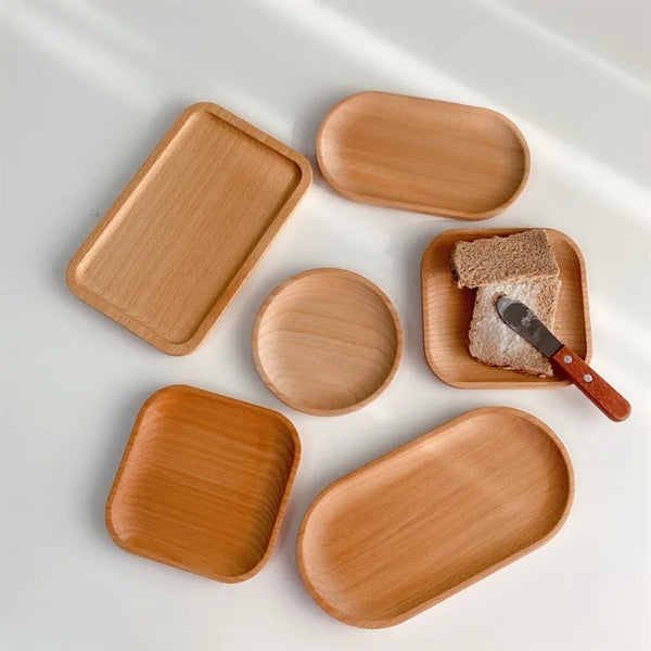 Oval Wooden Plate