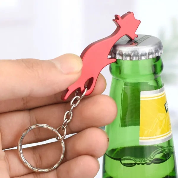 Cat Shape Bottle Opener Keychains