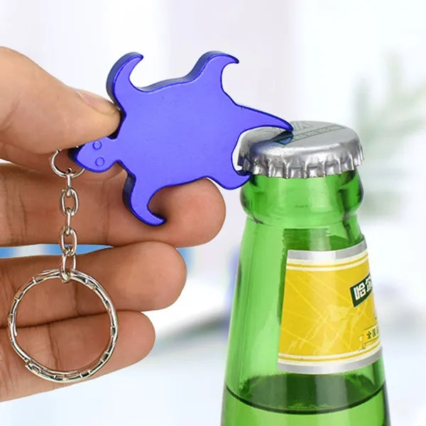Turtle Shape Bottle Opener Keychains