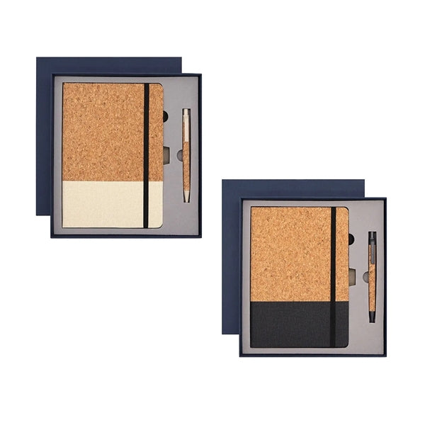 A5 Cork Notebook and Pen Gift Set