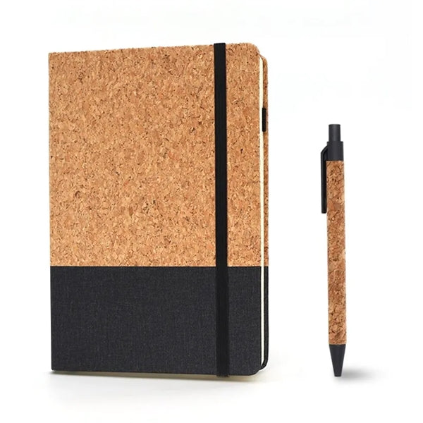 A5 Cork Notebook and Pen Gift Set