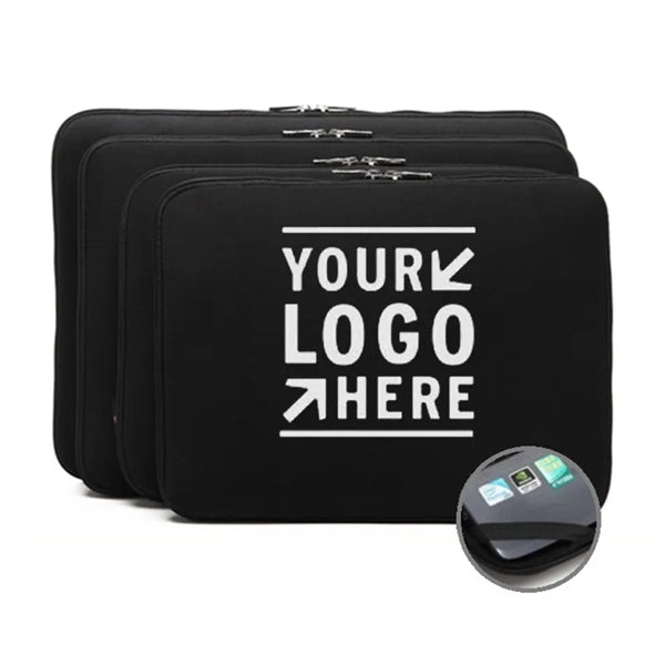 Laptop Bags Sleeve With Full Zip And Elastic Corners