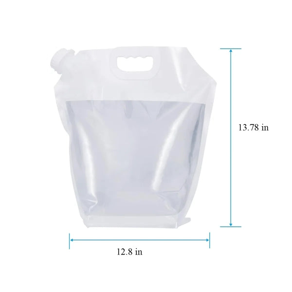 Collapsible Emergency Water Jug Container Bag