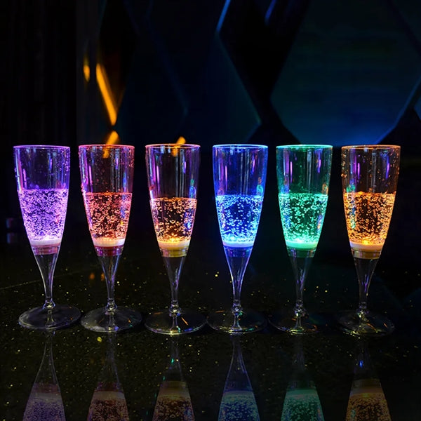 Plastic Lighted Cocktail Glass