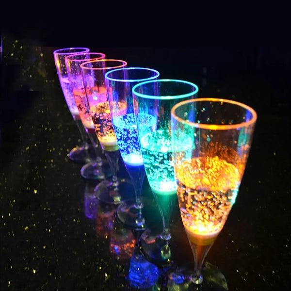 Plastic Lighted Cocktail Glass