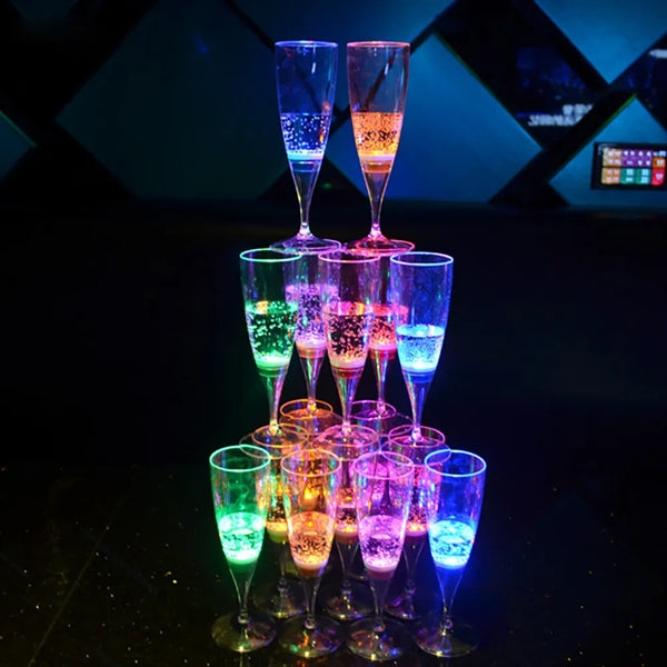 Plastic Lighted Cocktail Glass
