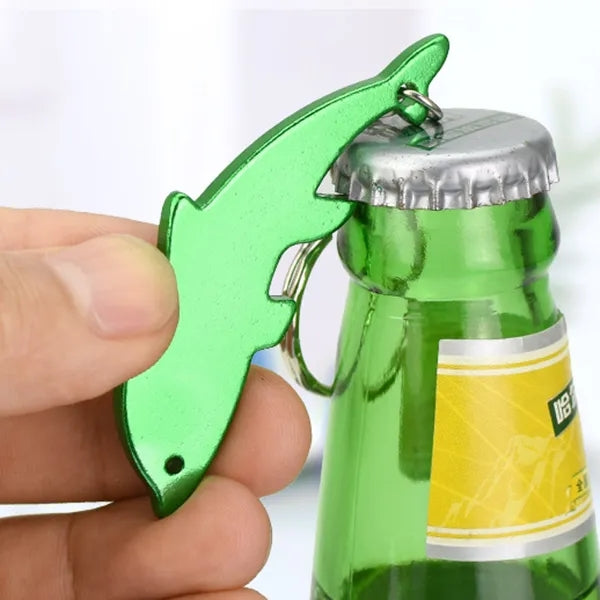 Dolphin Shape Bottle Opener Keychains