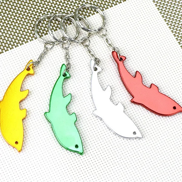 Dolphin Shape Bottle Opener Keychains