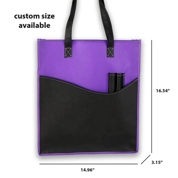Non Woven Versatile Tote Bag With Pocket
