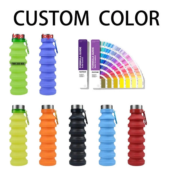 17 oz Leak Proof Twist Cap Collapsible Water Bottle
