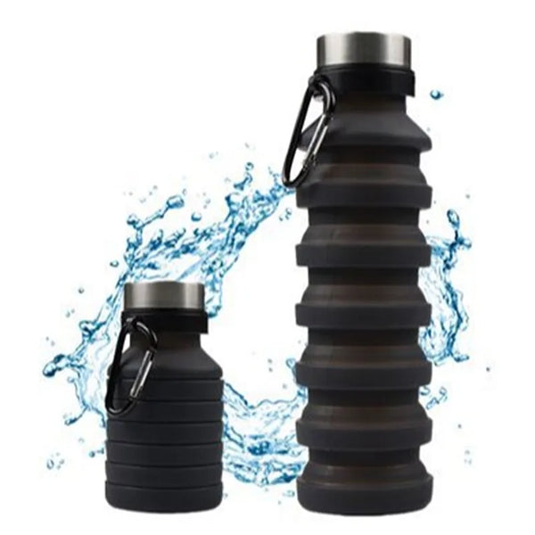 17 oz Leak Proof Twist Cap Collapsible Water Bottle