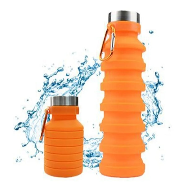 17 oz Leak Proof Twist Cap Collapsible Water Bottle