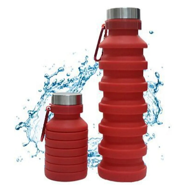 17 oz Leak Proof Twist Cap Collapsible Water Bottle