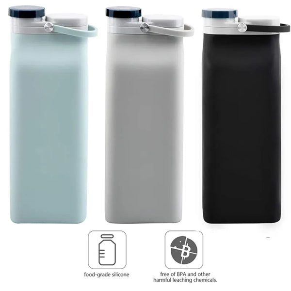 20oz Large Printing Area Collapsible Water Bottle