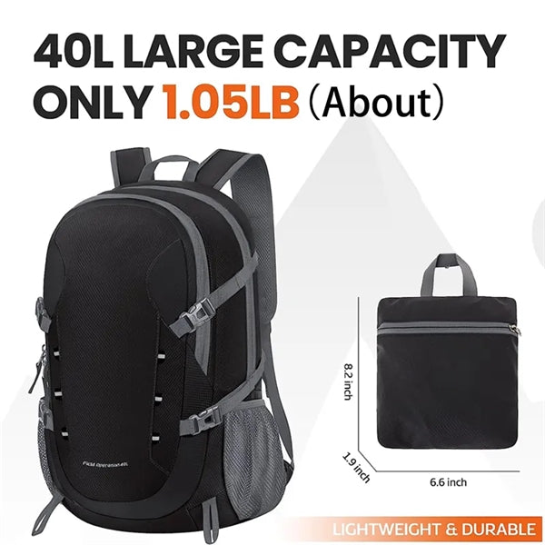 Lightweight Packable Hiking Backpack