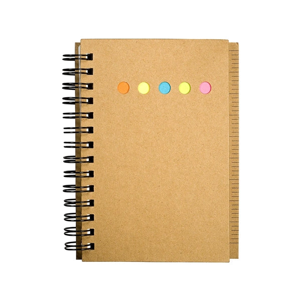 Eco Mini Notebook with Sticky Notes and Ruler