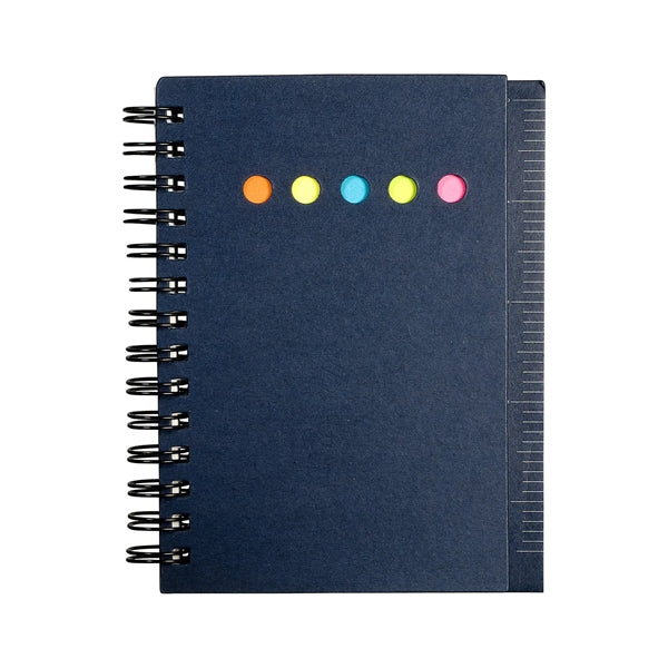 Eco Mini Notebook with Sticky Notes and Ruler