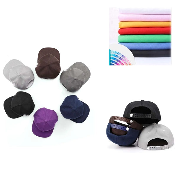 Classic Adjustable Cotton Flat-brimmed Hip Hop Cap
