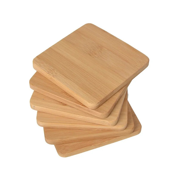 Bamboo Coaster Set