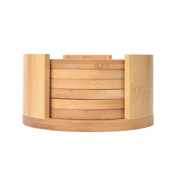 Bamboo Coaster Set