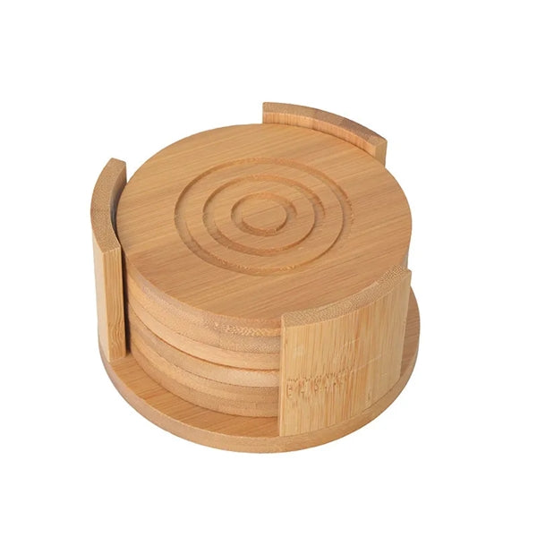Bamboo Coaster Set