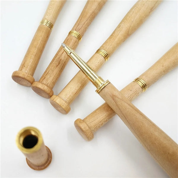 Wooden Baseball Bat Shape Ballpoint Pen