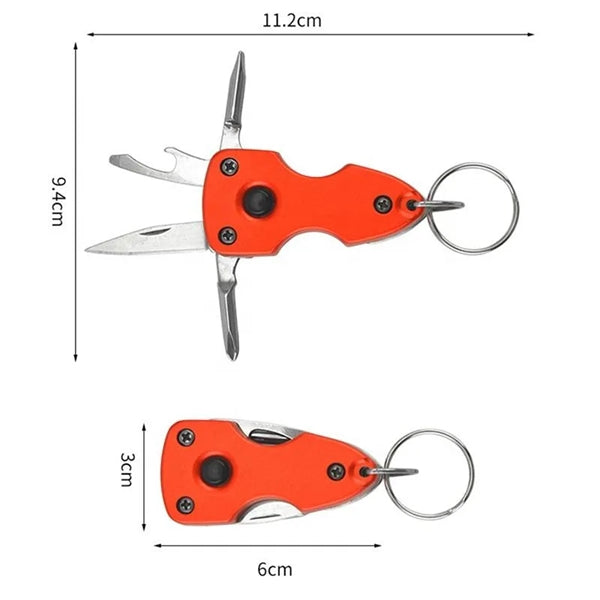 Outdoor Versatile Tactical Key Chain Tool