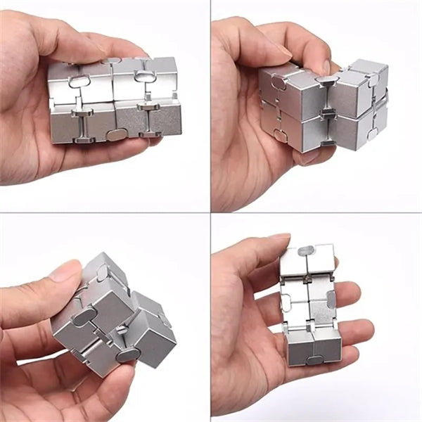 Metal Fidget Infinity Cube