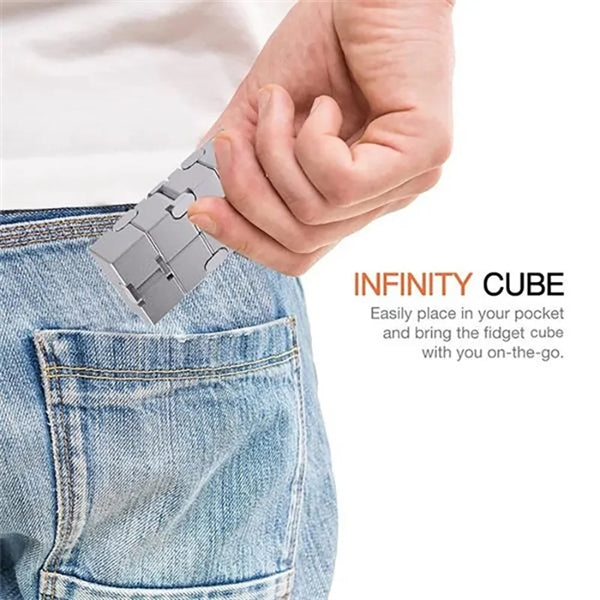 Metal Fidget Infinity Cube