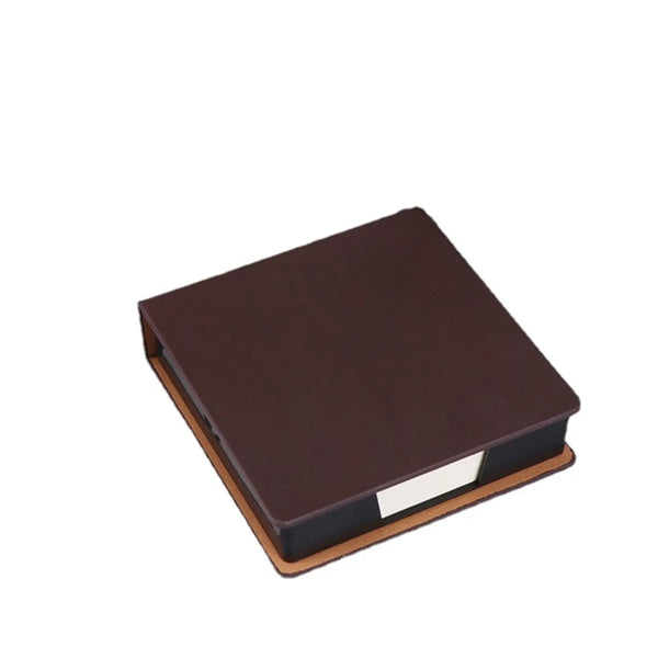 Leather note storage box for business office