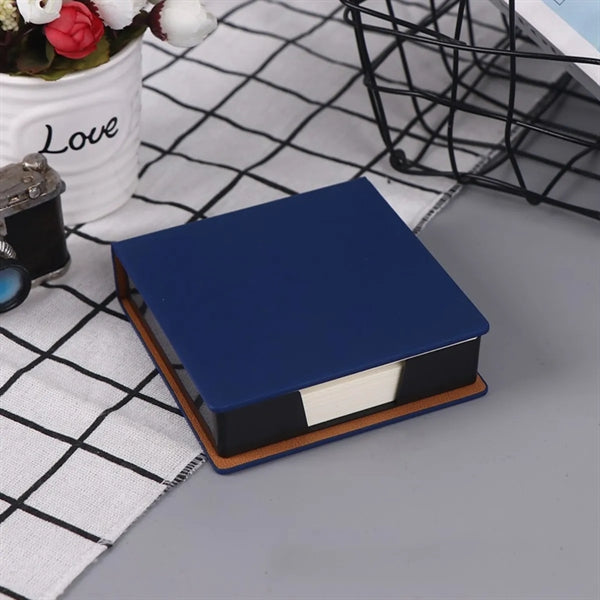 Leather note storage box for business office