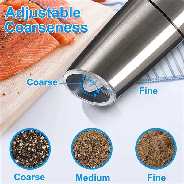 Gravity Electric Automatic Salt Pepper Grinder