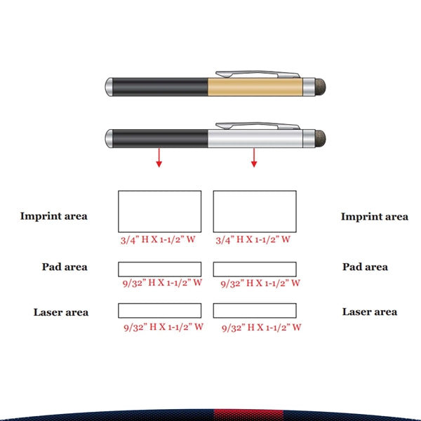 Intersak 2in1 Stylus Pen
