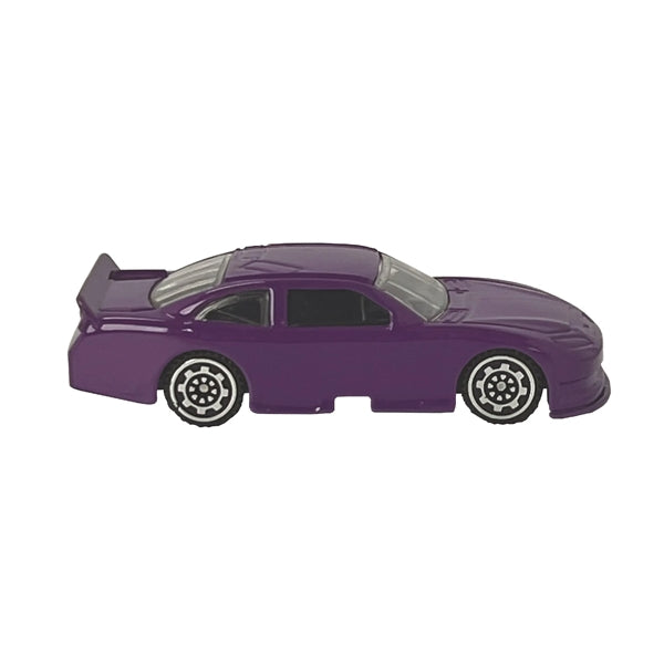 3" 1.64 Nascar style die cast car Purple (u)