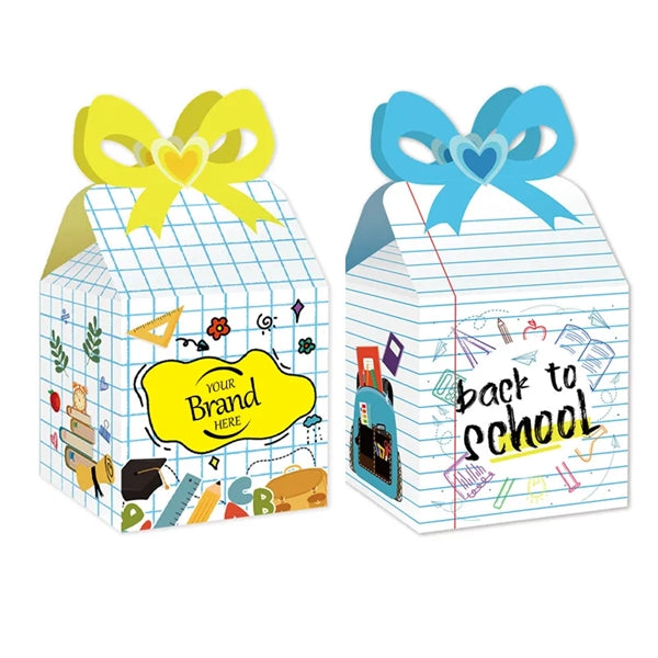 Back To School Party Gift Boxes With Bow
