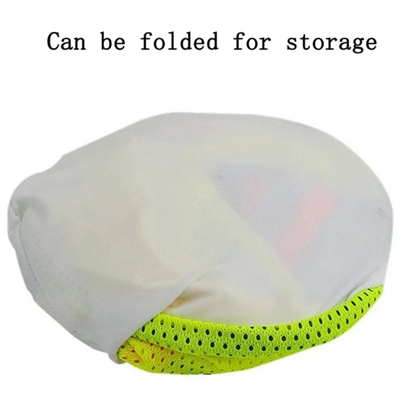 Full Brim Mesh Hard Hat Neck Sun Shade With Reflective Strip