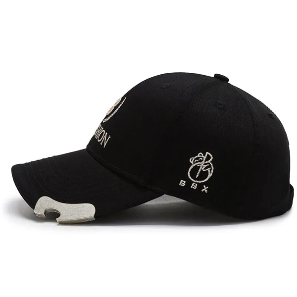 Baseball Cap With A Bottle Opener