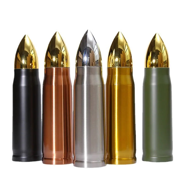 17oz Bullet Shape Vacuum Insulated Thermal Water Bottle