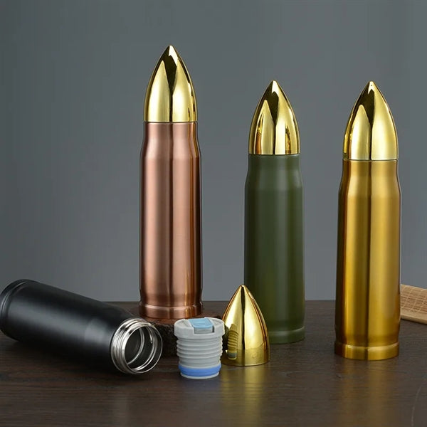 17oz Bullet Shape Vacuum Insulated Thermal Water Bottle