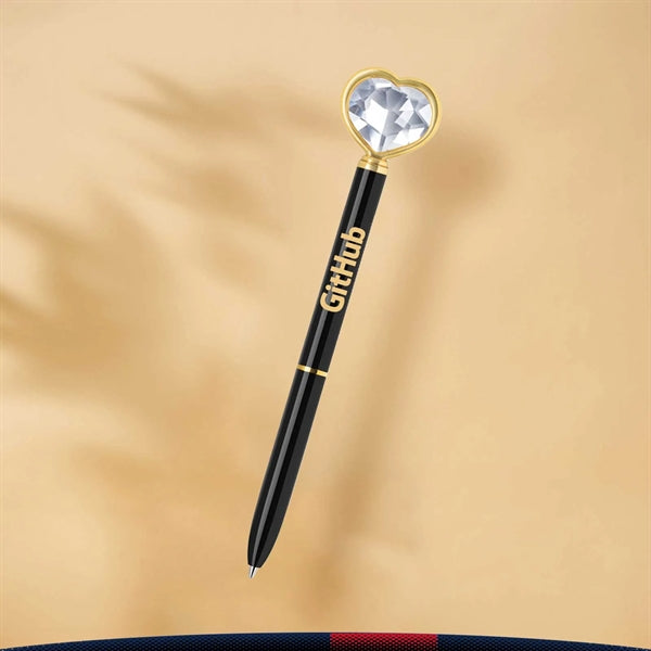 Heart Diamond Metal Pen