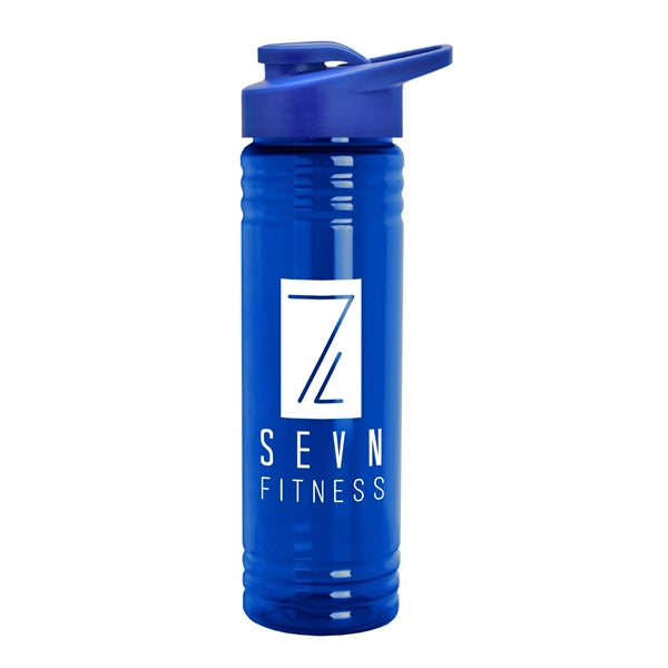 24 Oz. Slim Fit Upcycle Rpet Bottle w/Drink-Thru Lid
