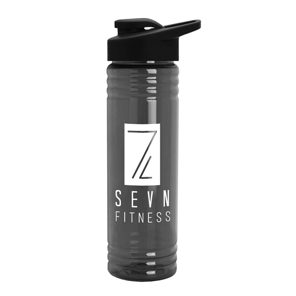 24 Oz. Slim Fit Upcycle Rpet Bottle w/Drink-Thru Lid