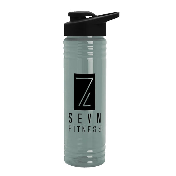 24 Oz. Slim Fit Upcycle Rpet Bottle w/Drink-Thru Lid