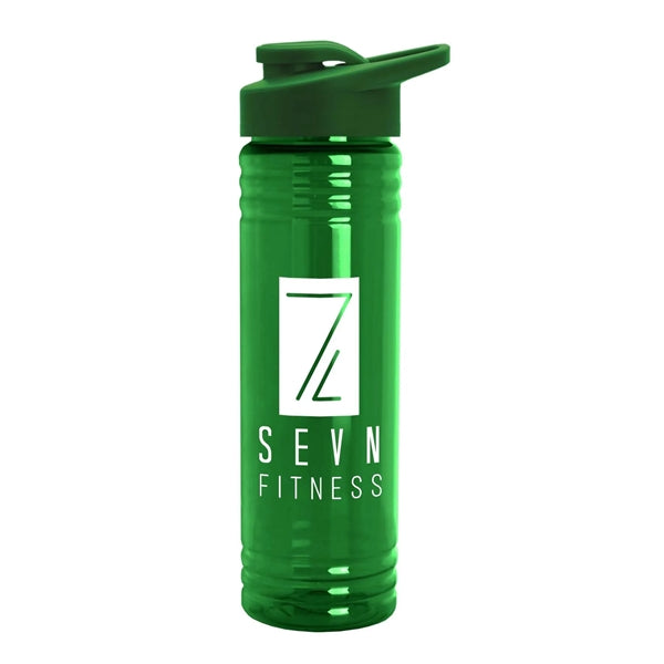 24 Oz. Slim Fit Upcycle Rpet Bottle w/Drink-Thru Lid