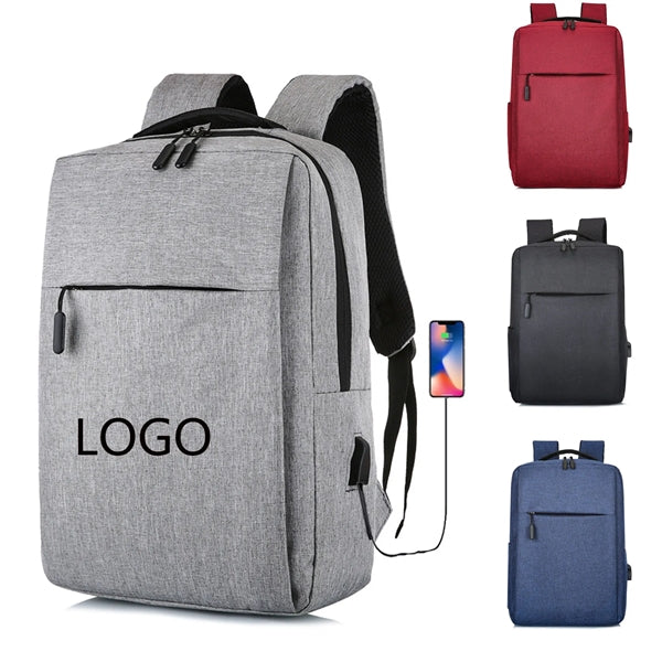Laptop Backpack with USB Charging Port