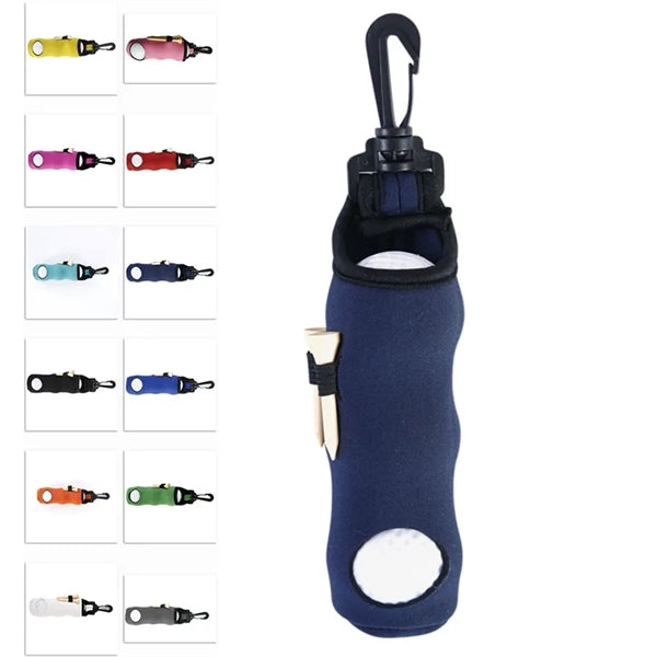 Belt Waist Storage Pouch Golf Carry Bag Set With Three Balls