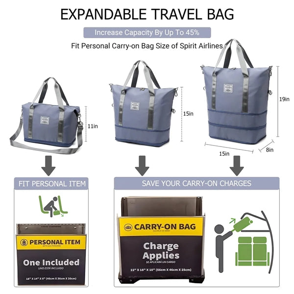 Expandable Travel Duffle Bags