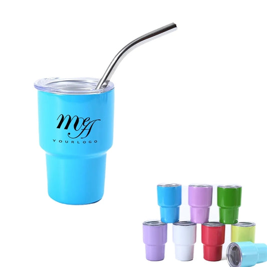 2 OZ Mini Tumbler Shot Glasses Portable & Stainless Steel