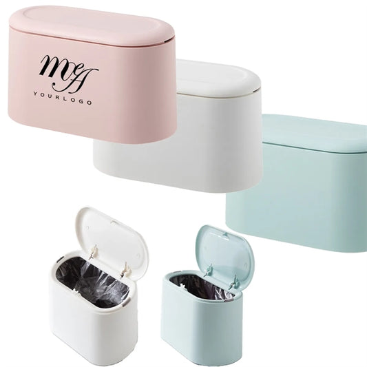Press-type Wastepaper Basket Bucket PP & Double Layers
